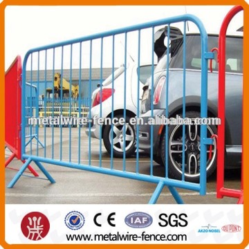 PVC coated pedestrian control barriers fence/pedestrian control barriers fence