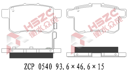 FMSI D1451 CERAMIC BRAKE PAD HONDA