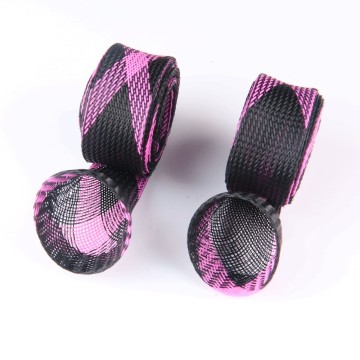 Black and Pink Fishing Rod Protection Sleeves
