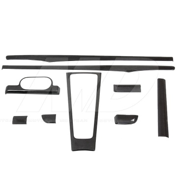 Bộ nội thất sợi carbon RHD 9 mảnh cho 2013-2015 Porsche Cayman 981