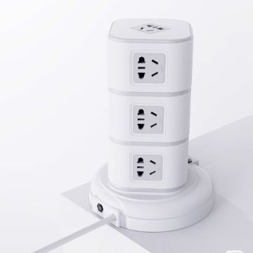 Wall Mount Surge Protector Outlet with DualUSB Charger