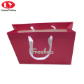 Dark Prink Paper Gift Bag bedrukte service