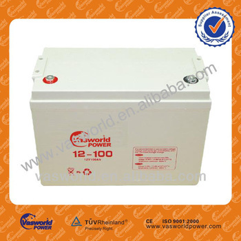 NPG12-100 12V100AH johnlite sealed rechargeable lead acid battery