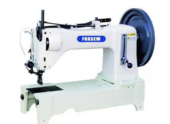 Extra Heavy Duty Drop Feed Lockstitch Sewing Machine with Super Large Oscillating Shuttle Hook