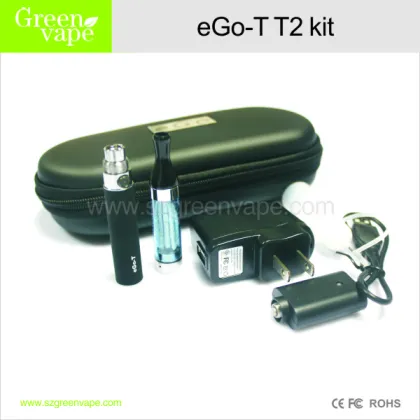 E-cigs eGo T2 CE6 single kit with zip case T2 battery on sale!