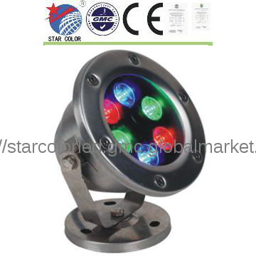 6W Underwater LED Pool Lights Light Stainless Steel IP68