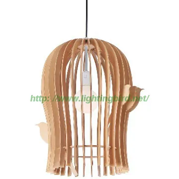 Elegant Contemporary Wooden pendant lighting / Pendant Light Fixtures