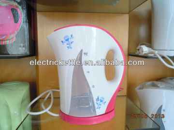 picture printed plastic electric kettle