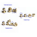 Tornillo de cabeza de 7mm Stud ScrewBack Studs