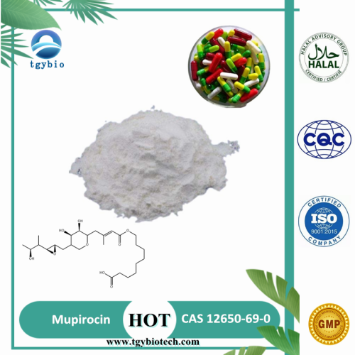 Bereit zum Versand von API Mupirocin Calcium Pulver Cas12650-69-0