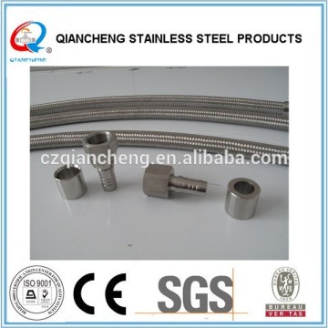 high quality flexible stainless steel braided ptfe teflon hose