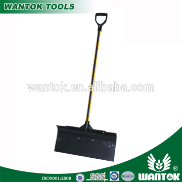 Plastic snow pusher with plastic handle / snow pusher / pusher