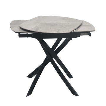Modern Stainless Steel Dining Table Set with 6 Chairs and BJFLamingo Marble Bedroom Furniture - In Stock for Home Use