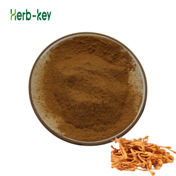 En vrac Cordyceps militaris extrait poudre à 10% Cordycepin