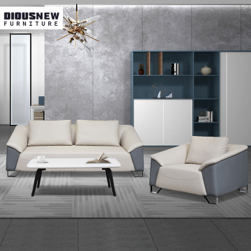 Leather Sofa Set for CEO Office - Single Chair & Low Price Design