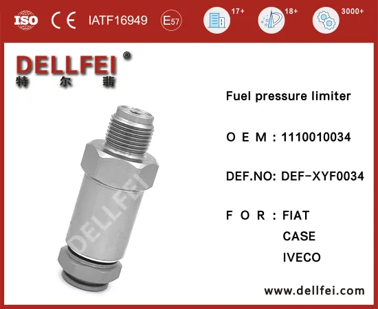 High Quality Pressure Relief Valve 1110010034 for CASE,FIAT,IVECO