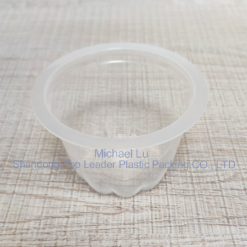 Transparent recyclable pp based material ice cream cup