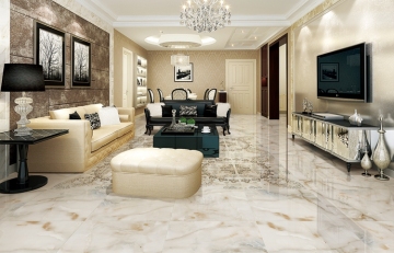 Building Material Glass Mirror White Stone Tile Glazed Polished Porcelain Floor Tile,lanka tiles lowes price