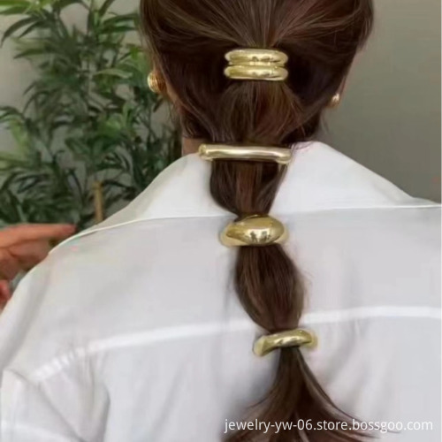 Luoyan Fashionable Rubber Band Hair Ties and Barrettes: Stylish Hair Accessories for Women