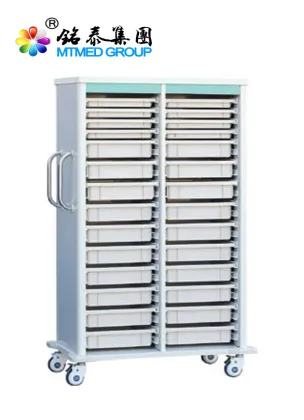 Hospital emergency medicine delivery trolley