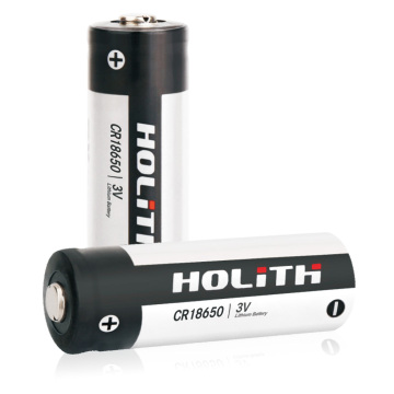 Pile lithium non rechargeable cr18650 3v