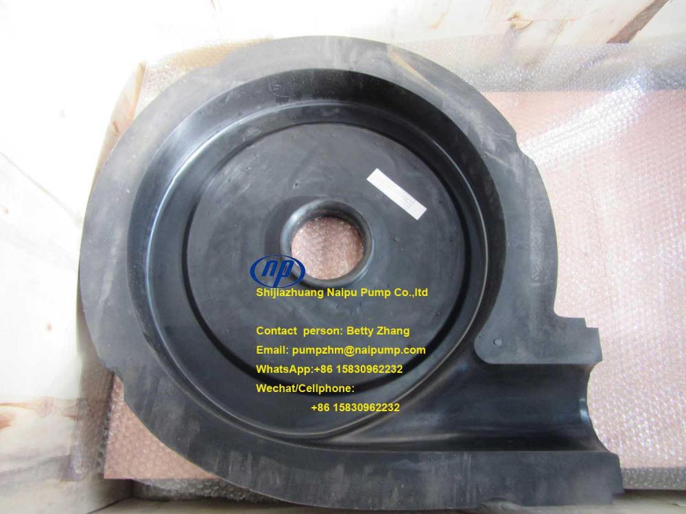 E4018 cover plate liner for 6/4 pump