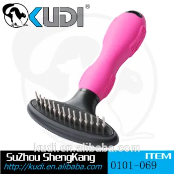 Long handle small size pet grooming comb