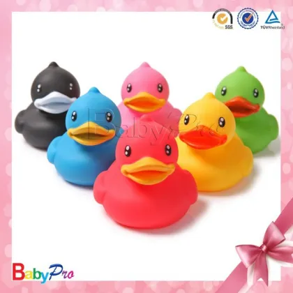 2015 China supplier promotional baby products floating bath duck rubber ducks wholesale plastic duck
