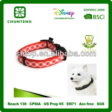 Dog collars factory, red dog collar