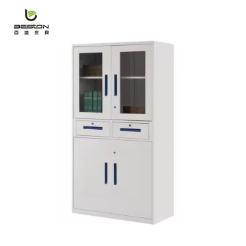 Steel Filing Cabinet with Metal Handles - Modern Office Storage Solution