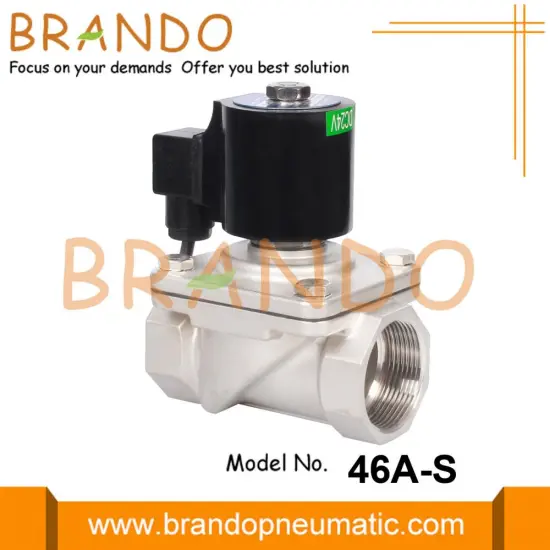 1'' IP68 Underwater Fountain Stainless Steel Solenoid Valve