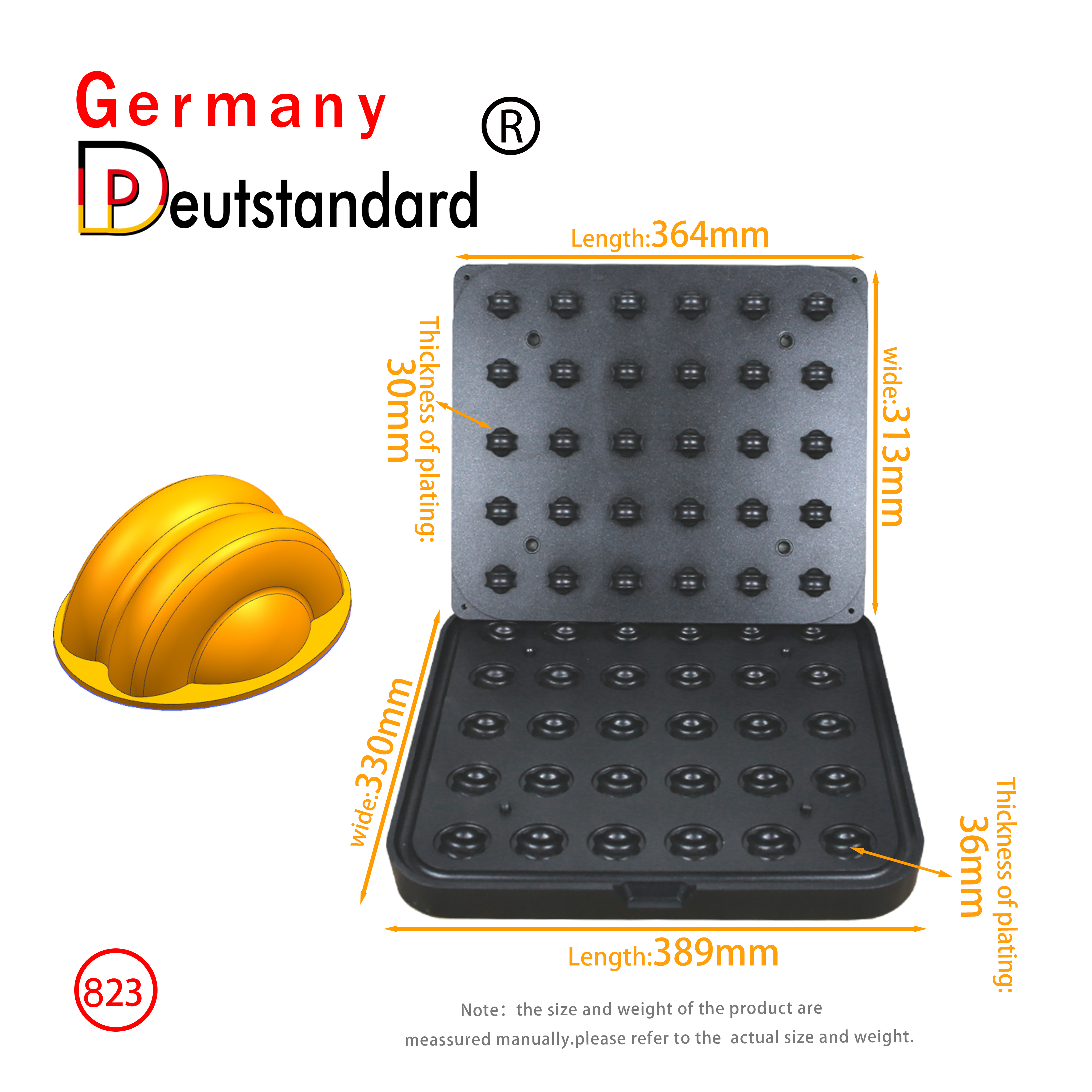 Mesin pembuat shelllet Tartlet Digital dengan CE