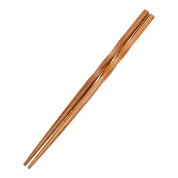 Bacchette di bambù intrecciate carbonizzate con logo personalizzato