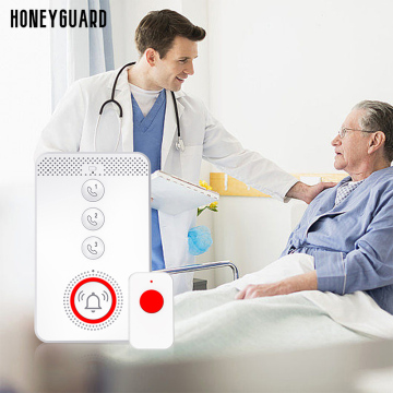 Wireless Smart Emergency Button for Elderly and Patient Security Alarm Panic Button with Remote Control