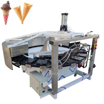 Crispy Egg Roll and Ice Cream Cone Biscuit Making Machine