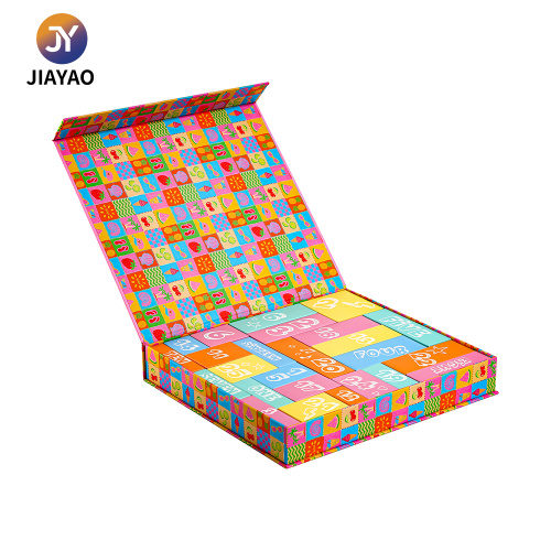 Conjunto de caixas de presente coloridas para unboxing