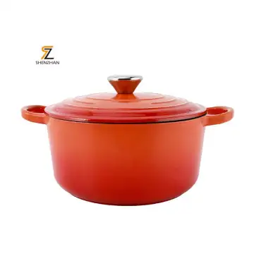 Enamel-Coated Cast Iron Soup Pot: Non-Stick Cooking Pots & High-Quality Home Kitchenware