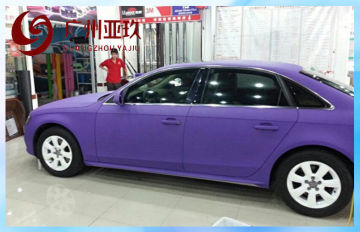 Diamond Car Sticker Derek Purple Glitter Vinyl Wrap For Automobile 1.52*30m