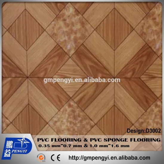 Durable non-slip and superior quality PVC vinyl flooring mat roll 0.50mm