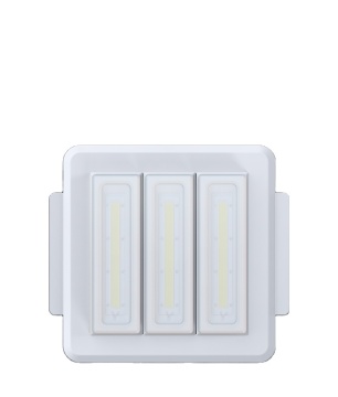 IP65 เพดานกลางแจ้งแสงหลังคา: ไฟปั๊มน้ำมัน LED ที่ติดตั้งพื้นผิวกันน้ำ