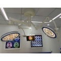 Lâmpada cirúrgica de LED tipo redondo de cúpulas duplas para teto