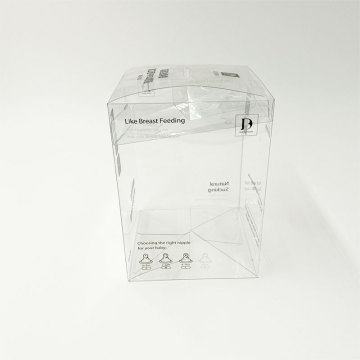 Transparente Plastikboxverpackung