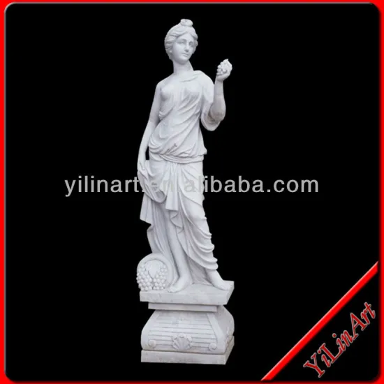 White Stone Female Nude Sculpture YL-R596