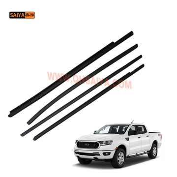 4PCS Weatherstrip Window Moulding Trim Seal Belt for Ford Ranger 2019