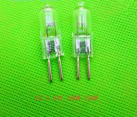 1pcs Machine work lights beads G5.3 24V 100W / 150W halogen bulb