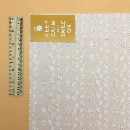 100% Cotton Fabric Eyelet Cotton Fabric Chicken Fabric