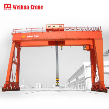 Weihua High Quality Double Girder 40 T Gantry Crane