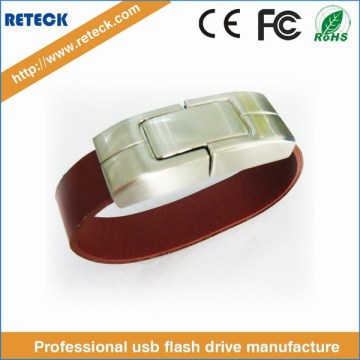 Leather Wristband Memory Stick USB Flash Drive