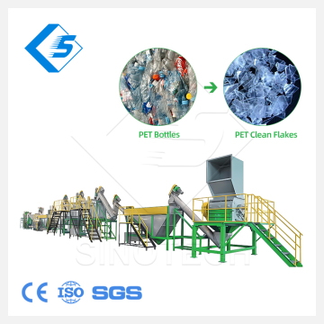 Low Cost PET Bottle Recycling and Flakes to Yarn Making Machine