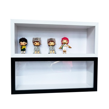 9 cm tiefe weiße und schwarze Schattenbox -Rahmen für DIY -Pflanzenproben Display